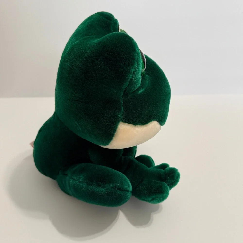 Russ Smooches Frog Plush Big‎ Eyes Red Lips Green 9 inch Polyester Fiber 25566P
